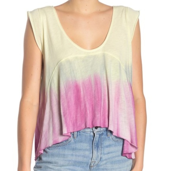 Free People Tops - Free People Paradise Tee Raspberry New